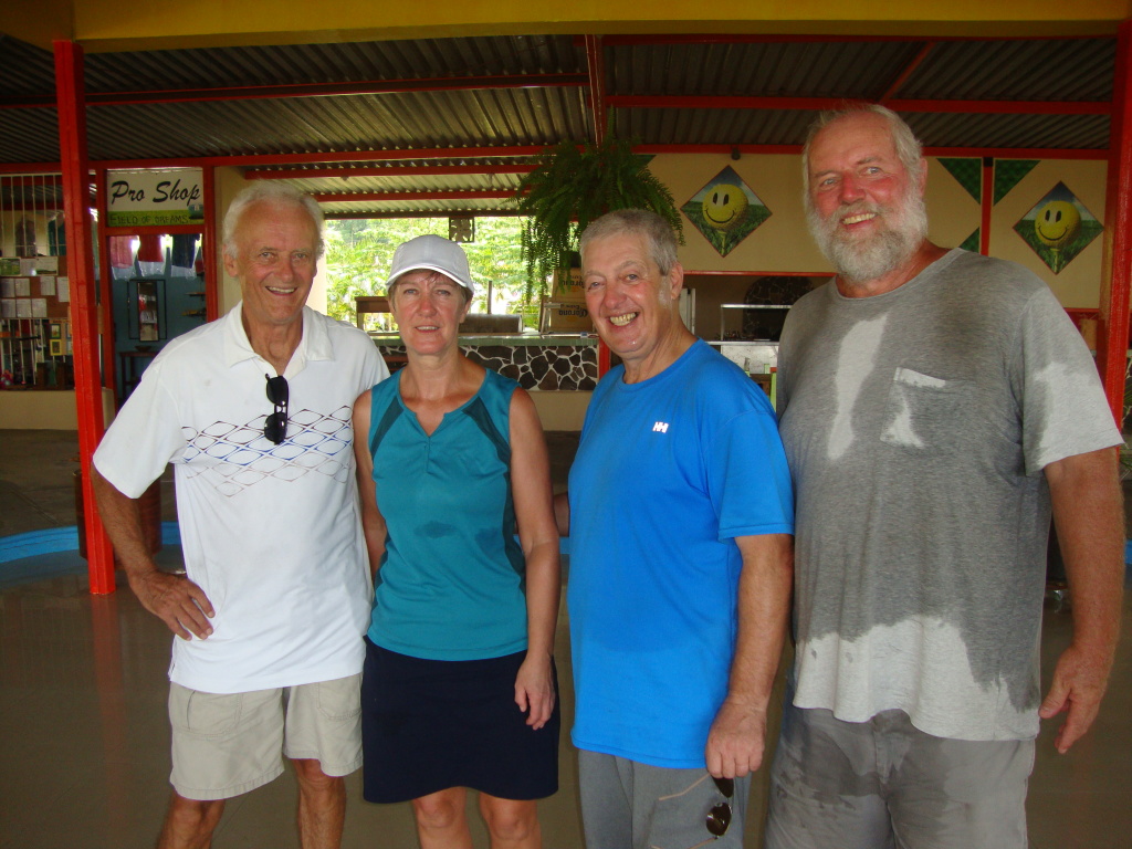  First place at five under was Roe, Bill, Harold, Dave (DSC09681) Second place at four under was Dora, Big Jim, Sam. Dave W. (DSC09683) 