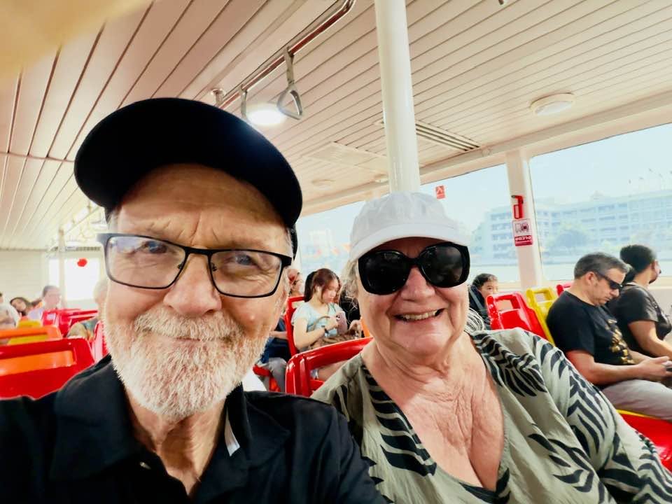 Bill and Dorothy Bell travelling together